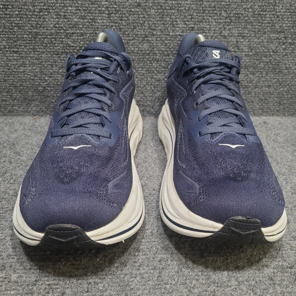 Hoka Clifton 10 Men's 8D Shoe Runnning Sneaker Navy White 1162030NWT